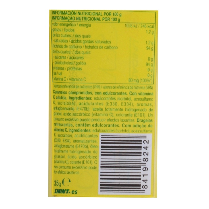 Smint Limón 50 uds 35g