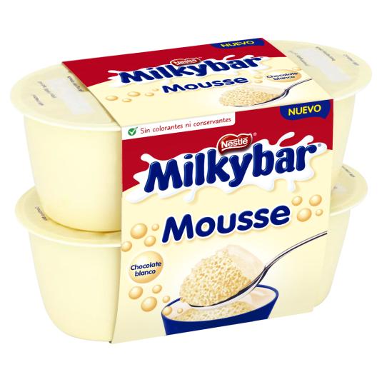 Mousse Chocolate Blanco 4x55g