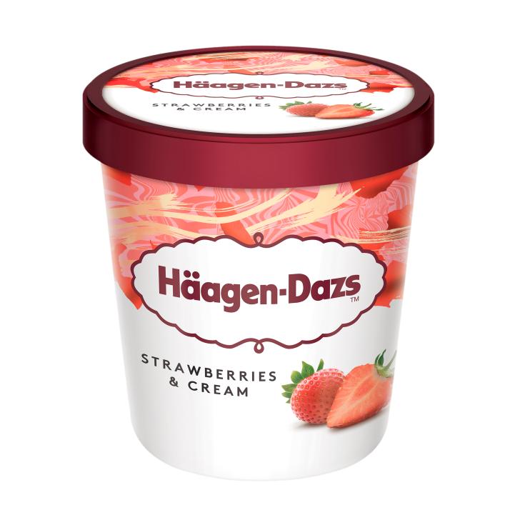 Helado Strawberries & Cream 460ml