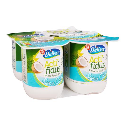 Yogur Actifidus Sabor Coco 4x125g