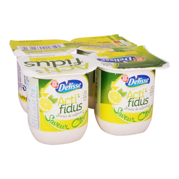 Yogur Actifidus Sabor Limón 4x125g