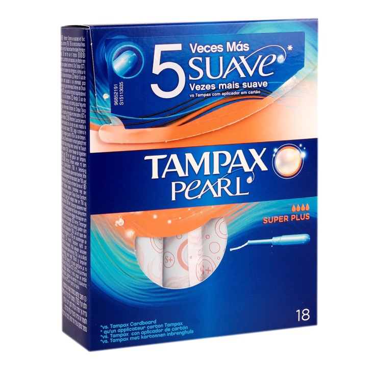 Tampones Super Pearl 24 uds Tampones Super Pearl 24 uds
