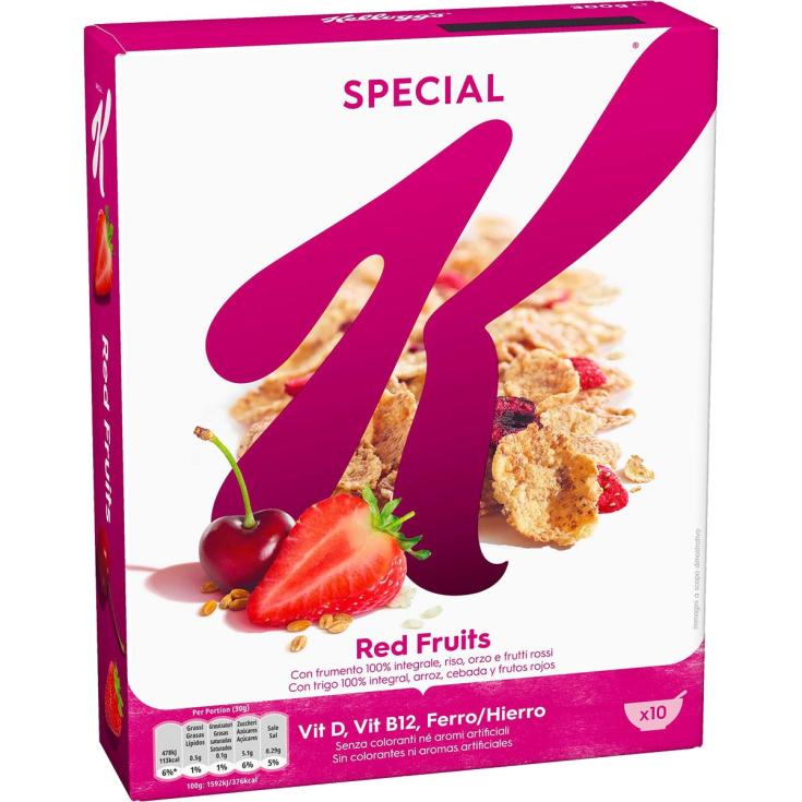 Cereales frutas rojas 300g