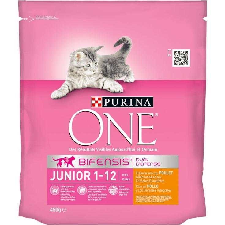 Pollo y cereales One Junior 450 Pollo y cereales One Junior 450