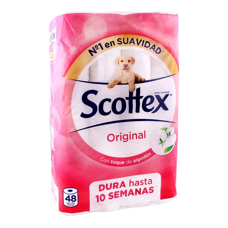 Papel higiénico Dermo Cuidado Scottex 18 rollos