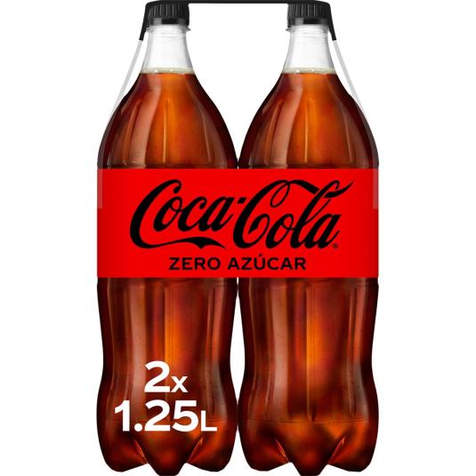 Refresco de cola Zero 2x1,25l