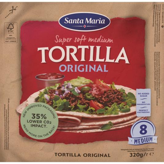 Tortillas de trigo 320g