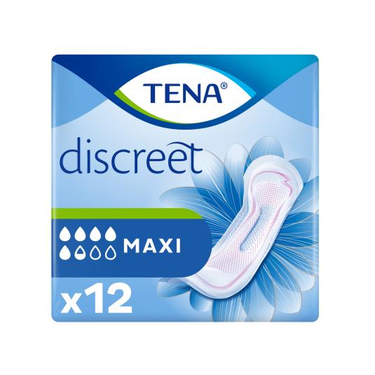 Compresas incontinencia Maxi Discreet 12 uds