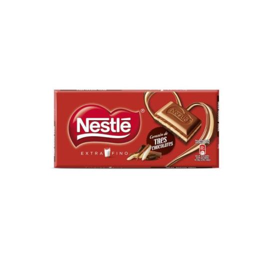 Chocolate Leche 3 Chocolates 120g