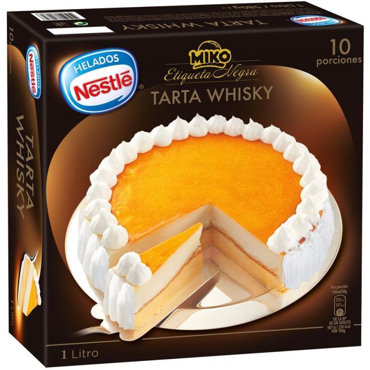 Tarta al Whisky Etiqueta Negra Miko 1l Tarta al Whisky Etiqueta Negra Miko 1l