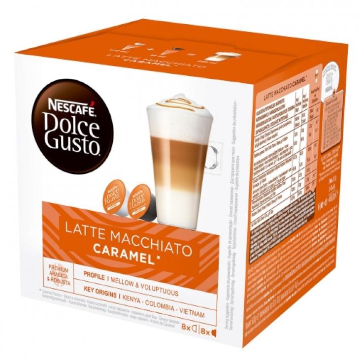 Cápsulas Latte Macchiato Caramelo 16 uds