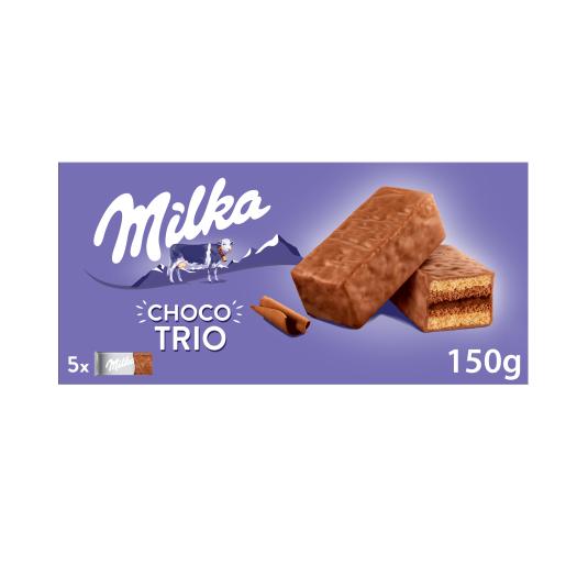 Choco trio chocolate con leche 150g