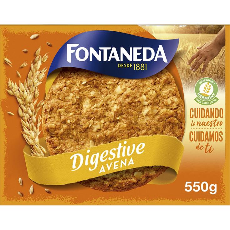 Galletas digestive avena 550g Galletas digestive avena 550g