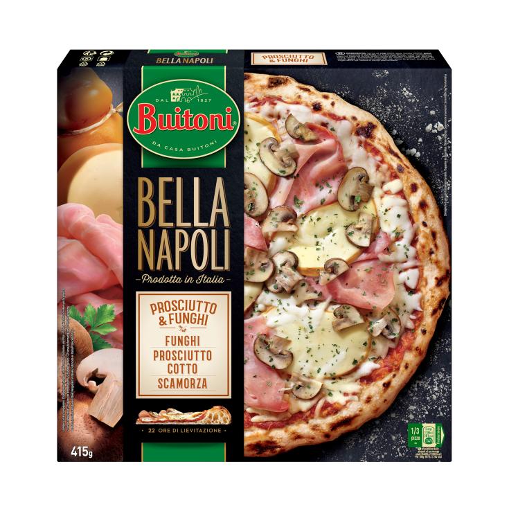 Pizza Prosciutto & Funghi Bella Napoli 415g Pizza Prosciutto & Funghi Bella Napoli 415g
