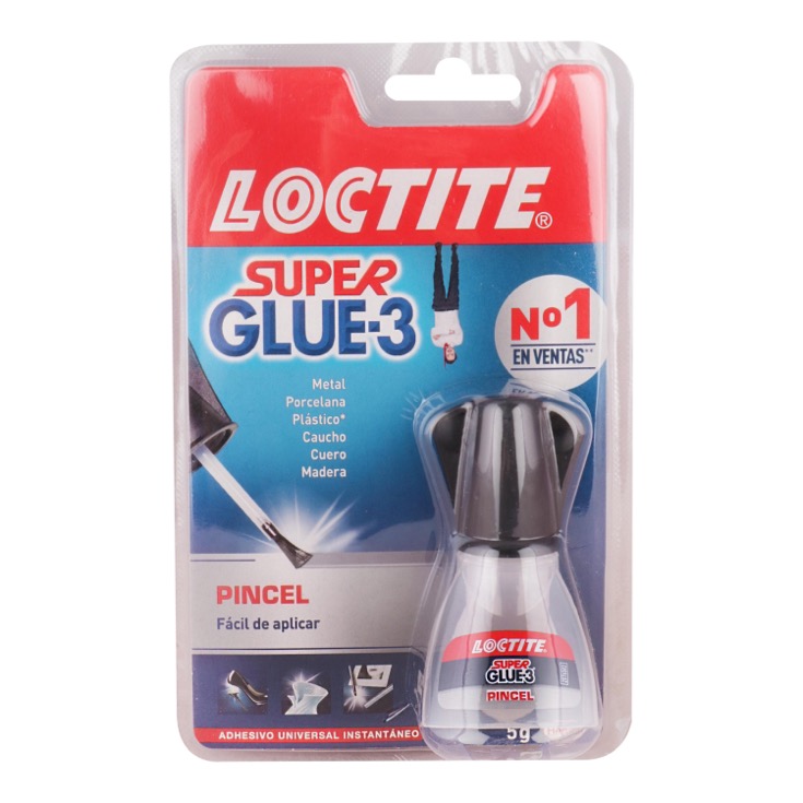 Pegamento Super Glue-3 C/Pincel 5g