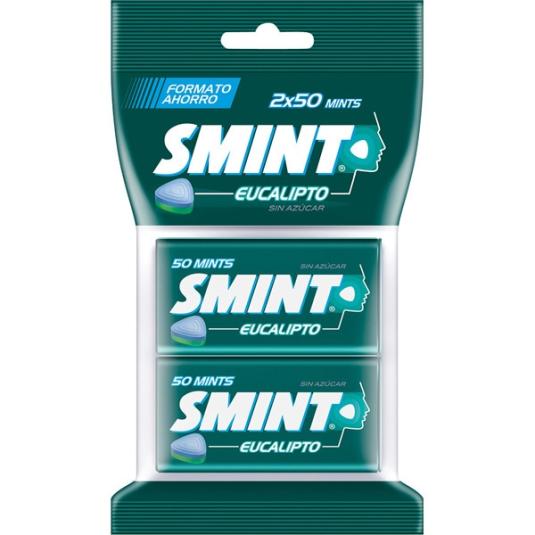 Smint Basálmico Eucalipto 2x50 uds 70g