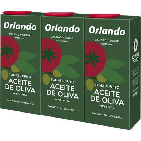 Tomate Frito con aceite de oliva virgen extra 3x350g