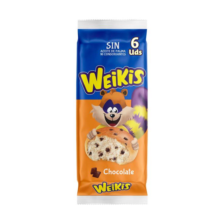 Weikis de Chocolate 6 uds 240g Weikis de Chocolate 6 uds 240g