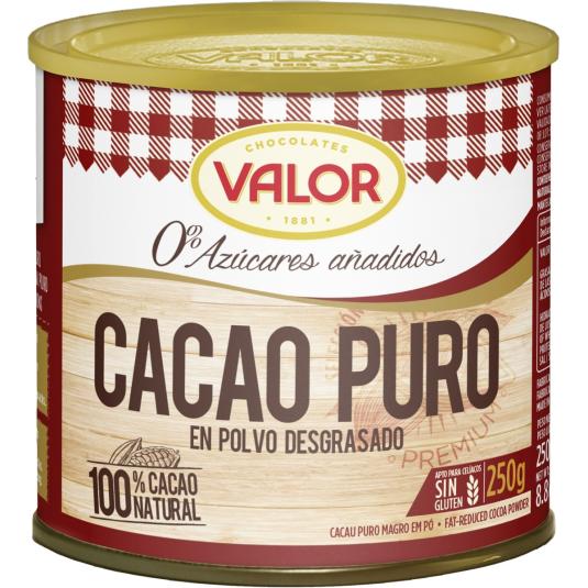 Cacao puro en polvo sin azúcar 250g