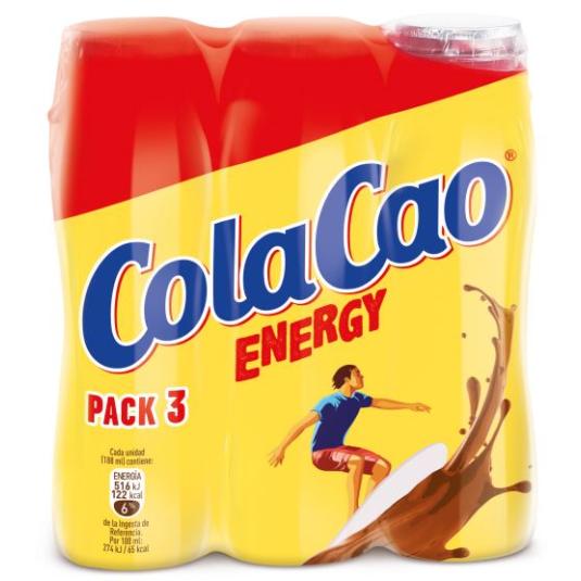 Cacao en polvo Energy pack 3x188ml