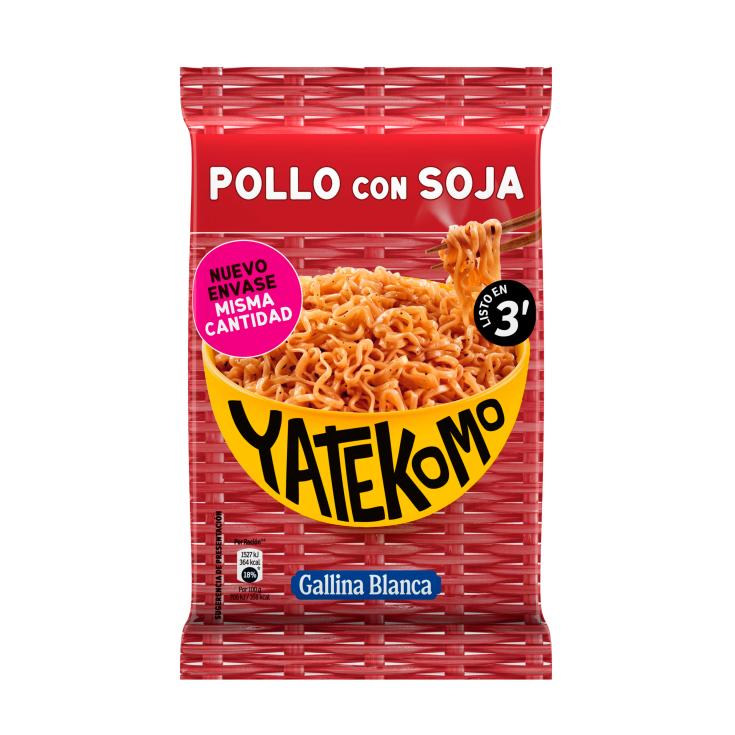 Yatekomo Pollo con soja 82g