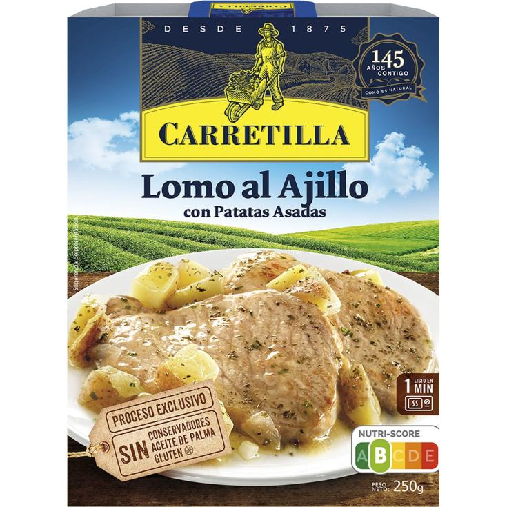Lomo al Ajillo con Patatas 250g Lomo al Ajillo con Patatas 250g