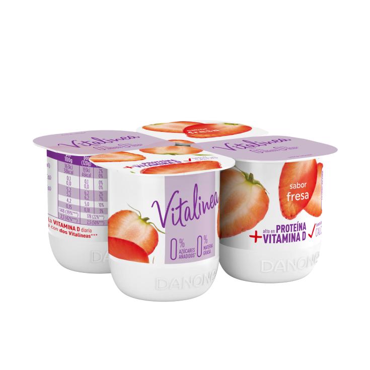 Yogur Sabor Fresa 4x120g