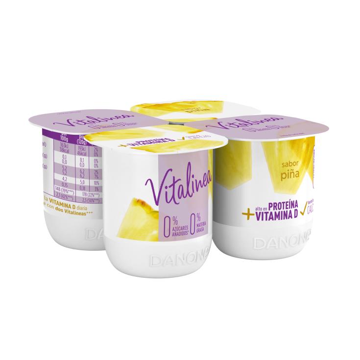 Yogur Sabor Piña 4x120g