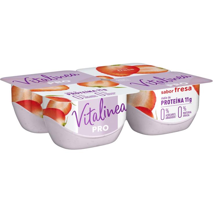 Yogur Sabor Fresa 0% M.G. 4x120g