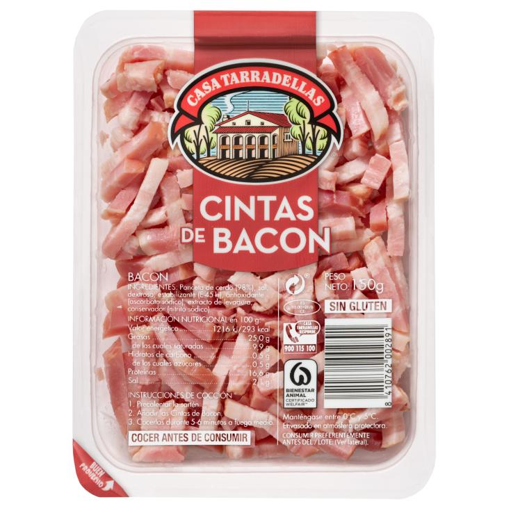 Cintas de Bacon 150g