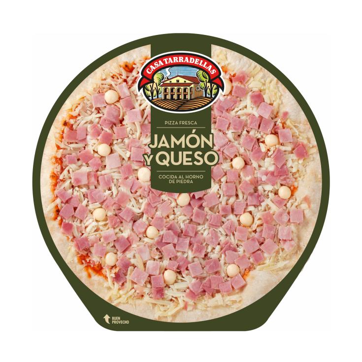 Pizza Jamón y Queso 405g