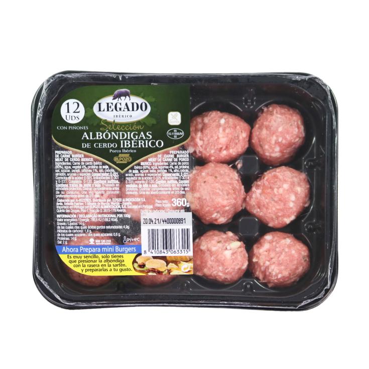 Albóndigas de cerdo Ibérico 360g