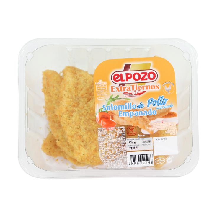 Solomillo de pollo empanado extratiernos 415g
