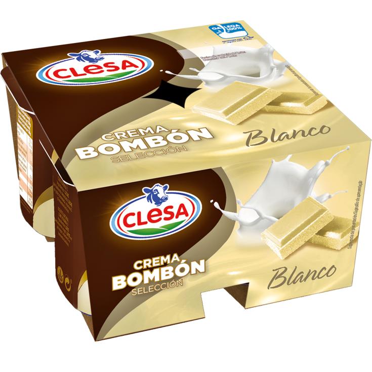 Crema de bombón blanco 4x125g Crema de bombón blanco 4x125g