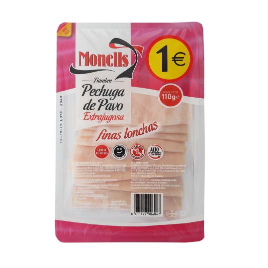 Pechuga Pavo Finas Lonchas 110g