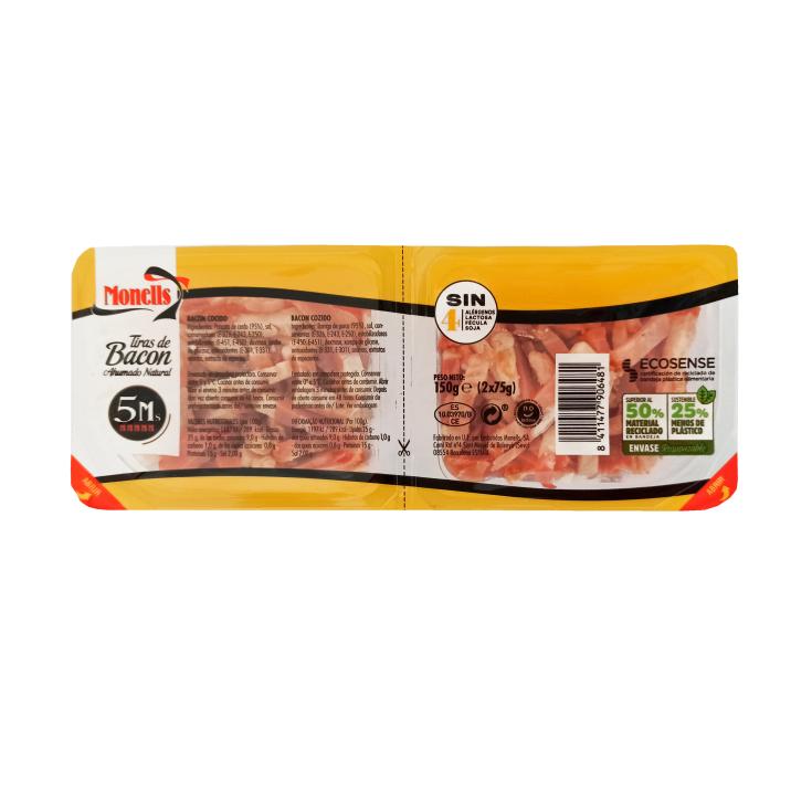 Tiras de bacón 2x75g