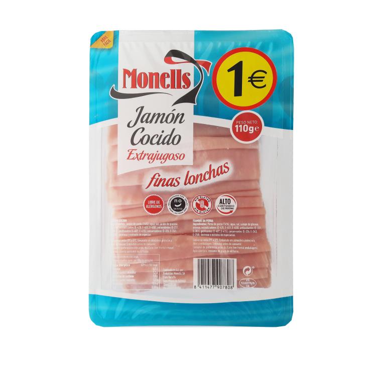 Jamón Cocido Finas Lonchas 110g Jamón Cocido Finas Lonchas 110g