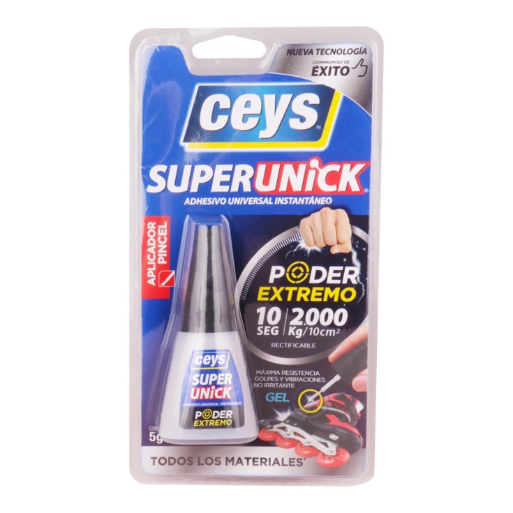 Adhesivo Univ.Instant. c/Pincel Superunick 5g