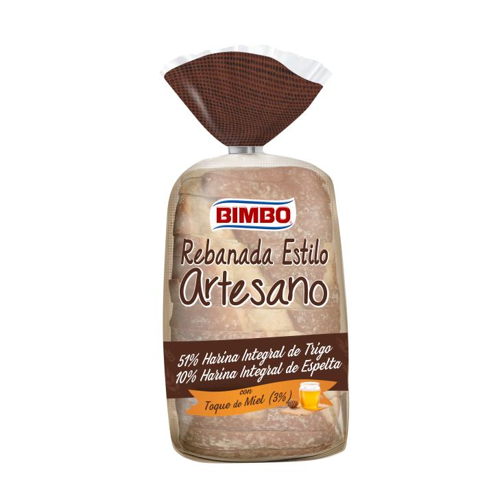 Pan de molde integral estilo artesano 550g