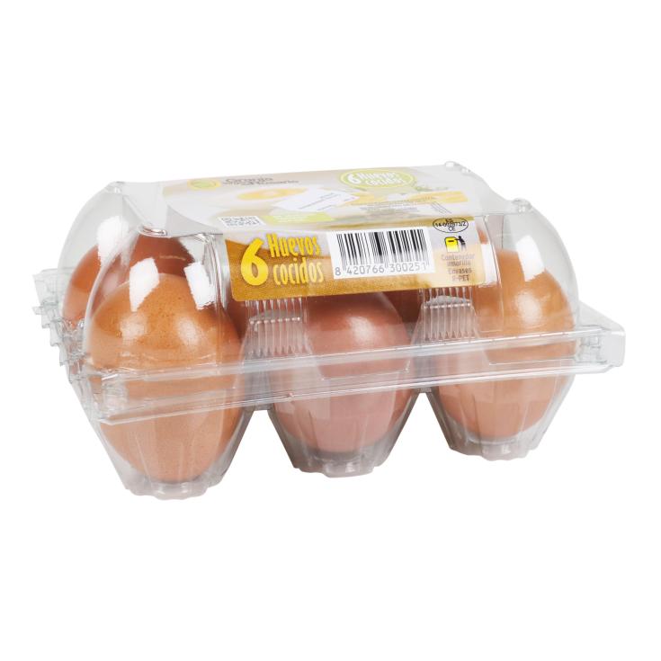 Huevos Cocidos 6 uds Huevos Cocidos 6 uds