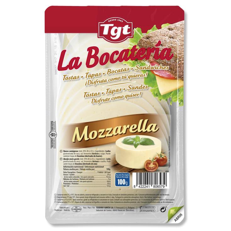 Queso en Lonchas Mozzarella 100g