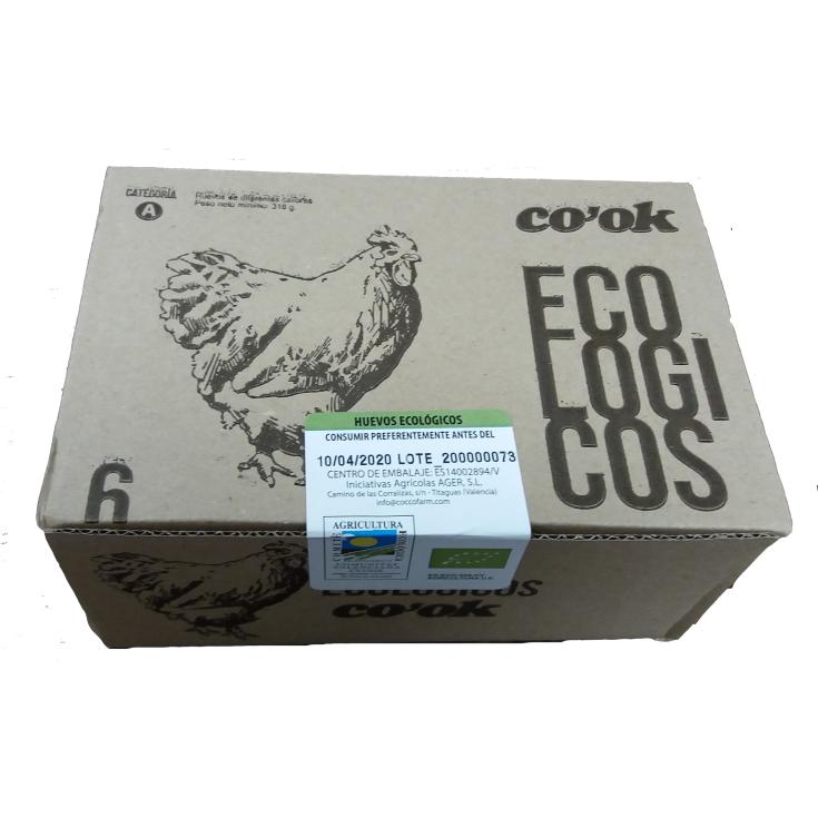 Huevos Ecológicos M/L 6 uds