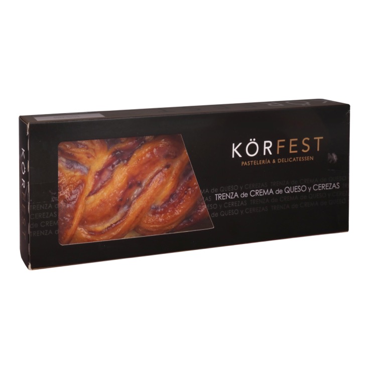 Trenza Crema de Queso y Cerezas 500g Trenza Crema de Queso y Cerezas 500g