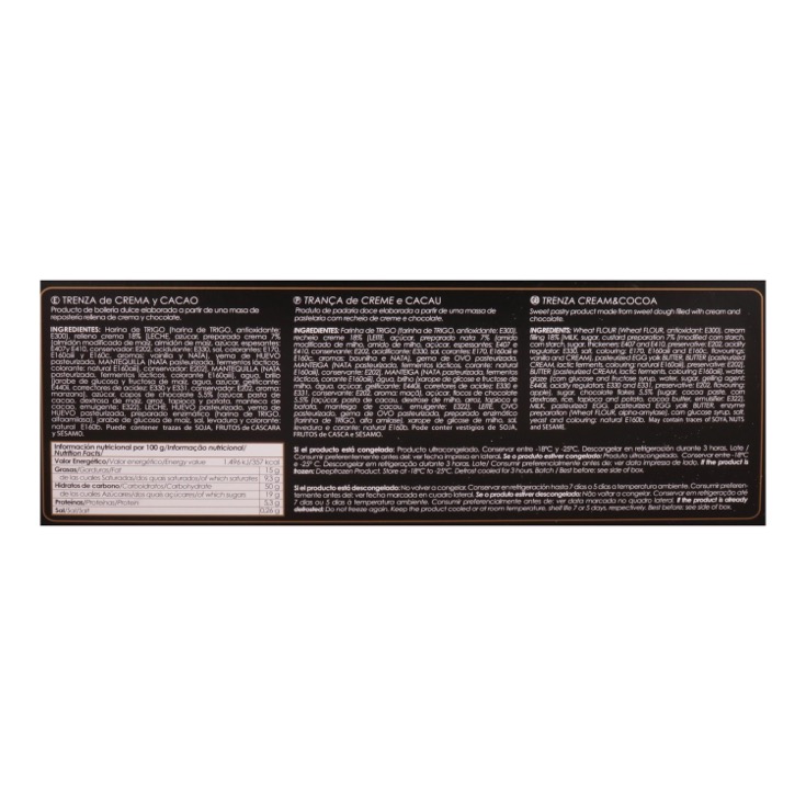 Trenza de Crema y Cacao 500g