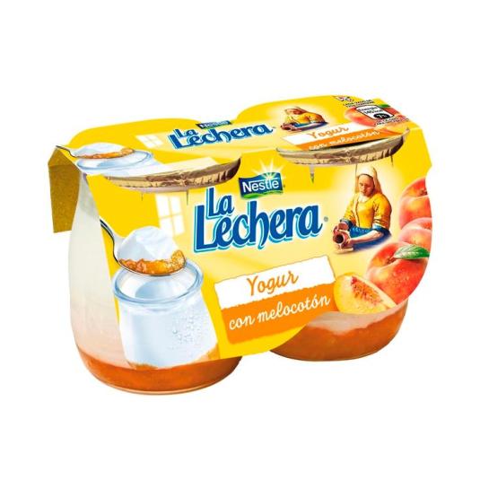 Yogur con Melocotón 2x125g