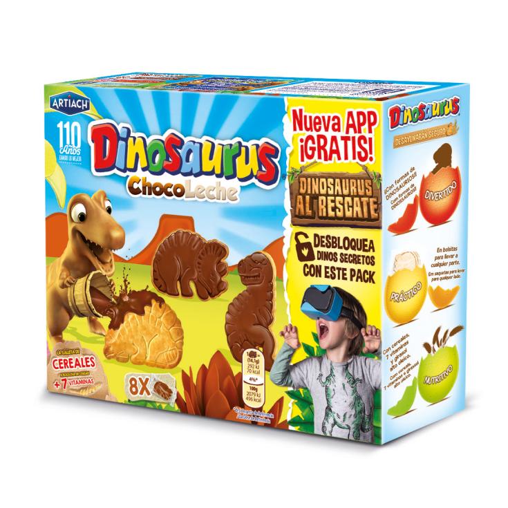 Galletas Dinosaurus Choco Leche 340g