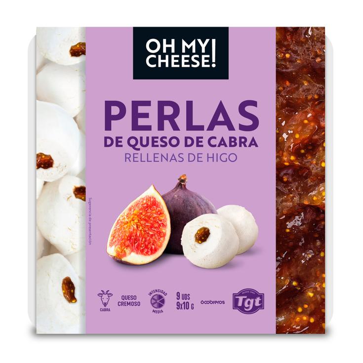 Perlas queso de cabra e higo Oh my cheese! 9x10g Perlas queso de cabra e higo Oh my cheese! 9x10g