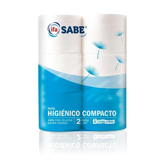 Papel Higiénico Comp. 2 Capas 6 uds