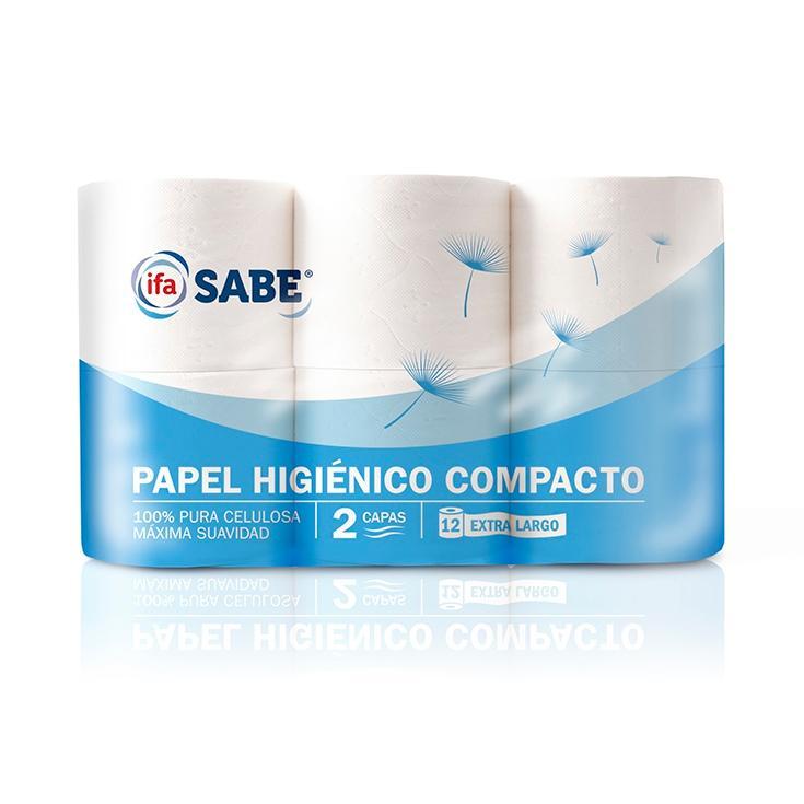 Papel Higiénico Comp. 2 Capas 12 uds