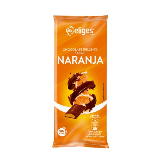 Chocolate Relleno Naranja 100g